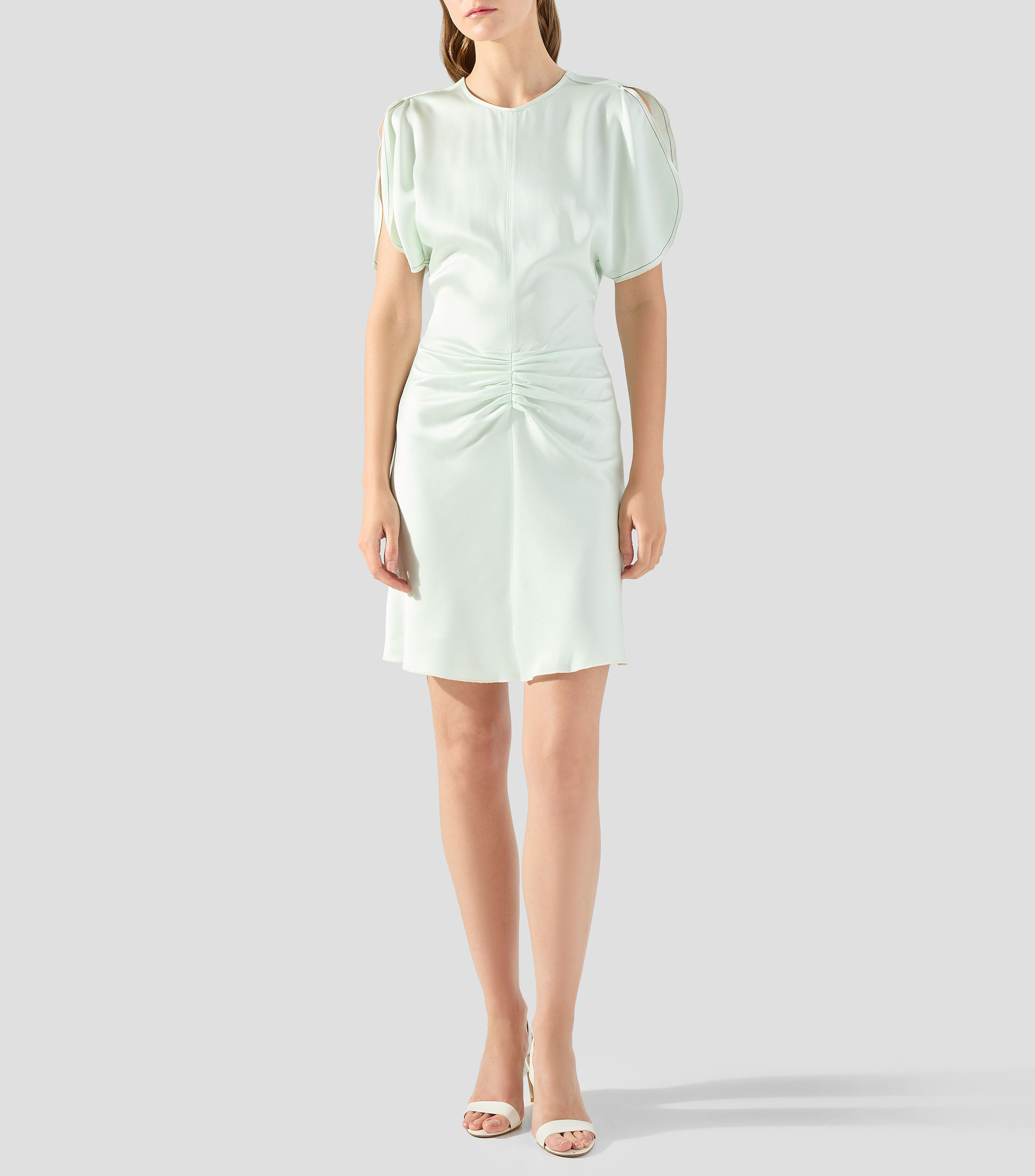 Vestido mini liso Mujer